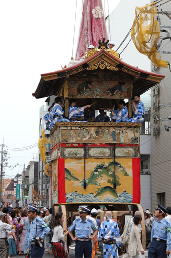 祇園祭、曳き初め